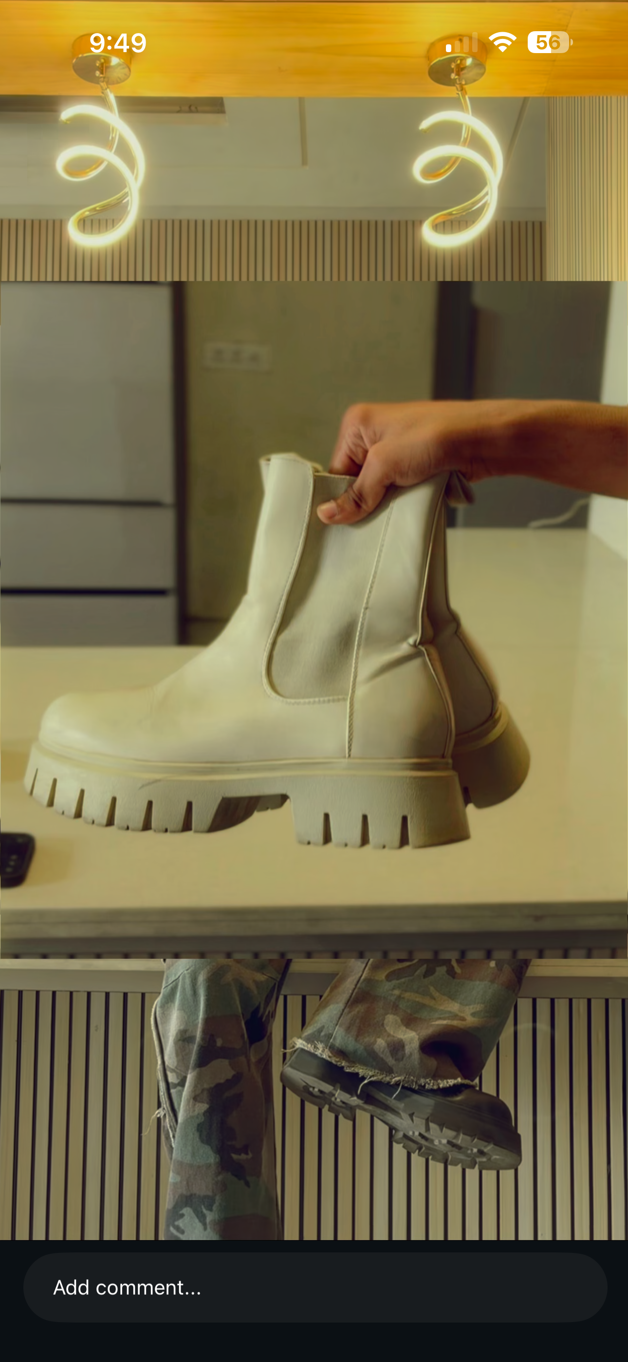 Treadwork 04 — Cream Lug Sole Chelsea Boot