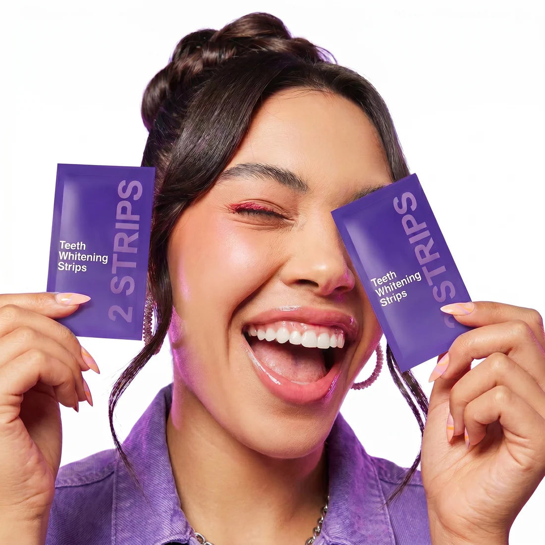 AuréSmile™ Probiotic Whitening Strips — Visibly Whiter Teeth in 30 Minutes