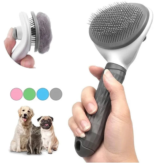 LuxeCare™ Self Cleaning Pet Grooming Brush