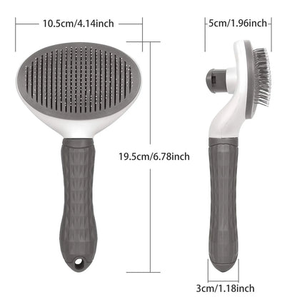 LuxeCare™ Self Cleaning Pet Grooming Brush