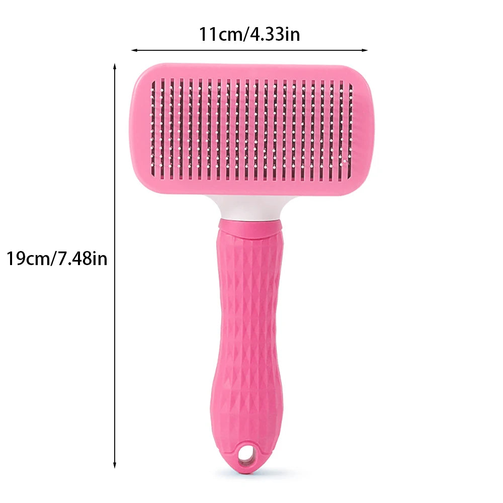 LuxeCare™ Self Cleaning Pet Grooming Brush