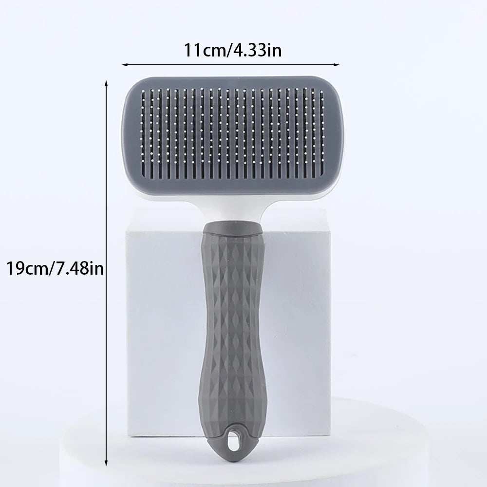 LuxeCare™ Self Cleaning Pet Grooming Brush