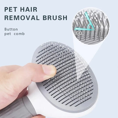 LuxeCare™ Self Cleaning Pet Grooming Brush
