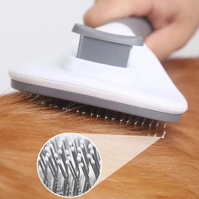 LuxeCare™ Self Cleaning Pet Grooming Brush